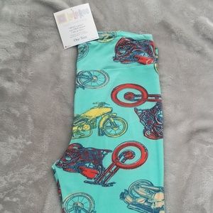 LulaRoe OS Motorcycle leggings NWOT
